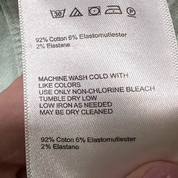 Anthropologie Pilcro Script High Rise Crop Raw Frayed Hem Jeans Size 25 - Picture 10 of 11